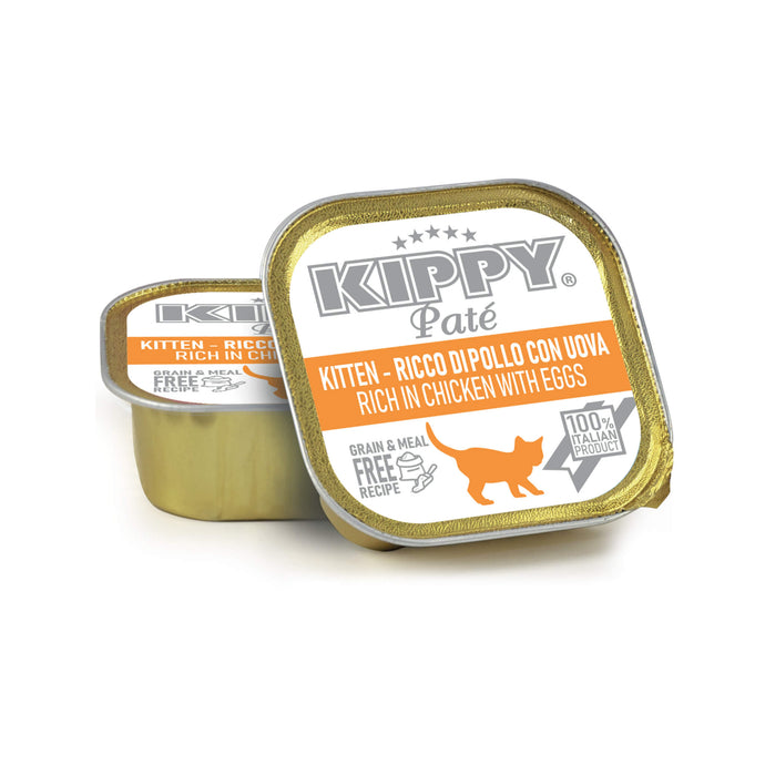 KIPPY® Pate вологий корм для кошенят - паштет з курятиною та яйцями