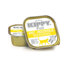 Завантажте зображення у програму перегляду галереї KIPPY® Pate вологий корм для дорослих котів - паштет з курятиною
