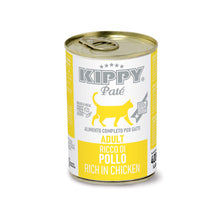 Завантажте зображення у програму перегляду галереї KIPPY® Pate вологий корм для дорослих котів - паштет з курятиною
