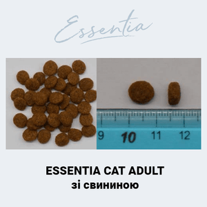 ESSENTIA® Exigent - сухий беззерновий корм суперпреміум класу зі свининою для дорослих вибагливих котів.