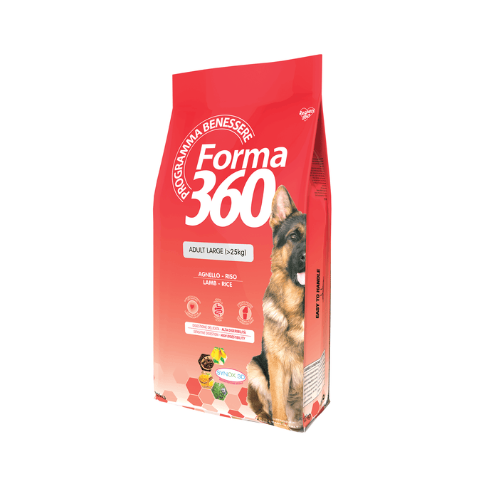 FORMA 360® - сухий корм суперпреміум класу з ягнятиною і рисом для дорослих собак великих порід.