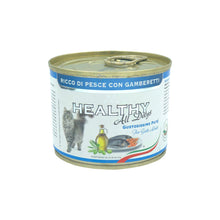Завантажте зображення у програму перегляду галереї HEALTHY® All Days вологий корм для котів - з рибою та креветками.
