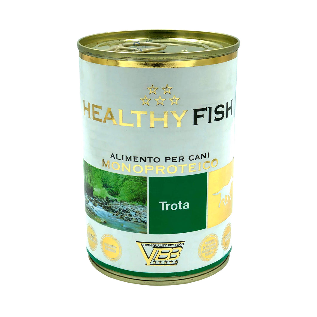 HEALTHY® Fish монопротеїновий вологий корм для собак - паштет з фореллю.