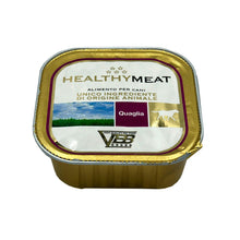 Завантажте зображення у програму перегляду галереї HEALTHY® Meat монопротеїновий вологий корм для собак - паштет з перепілкою.
