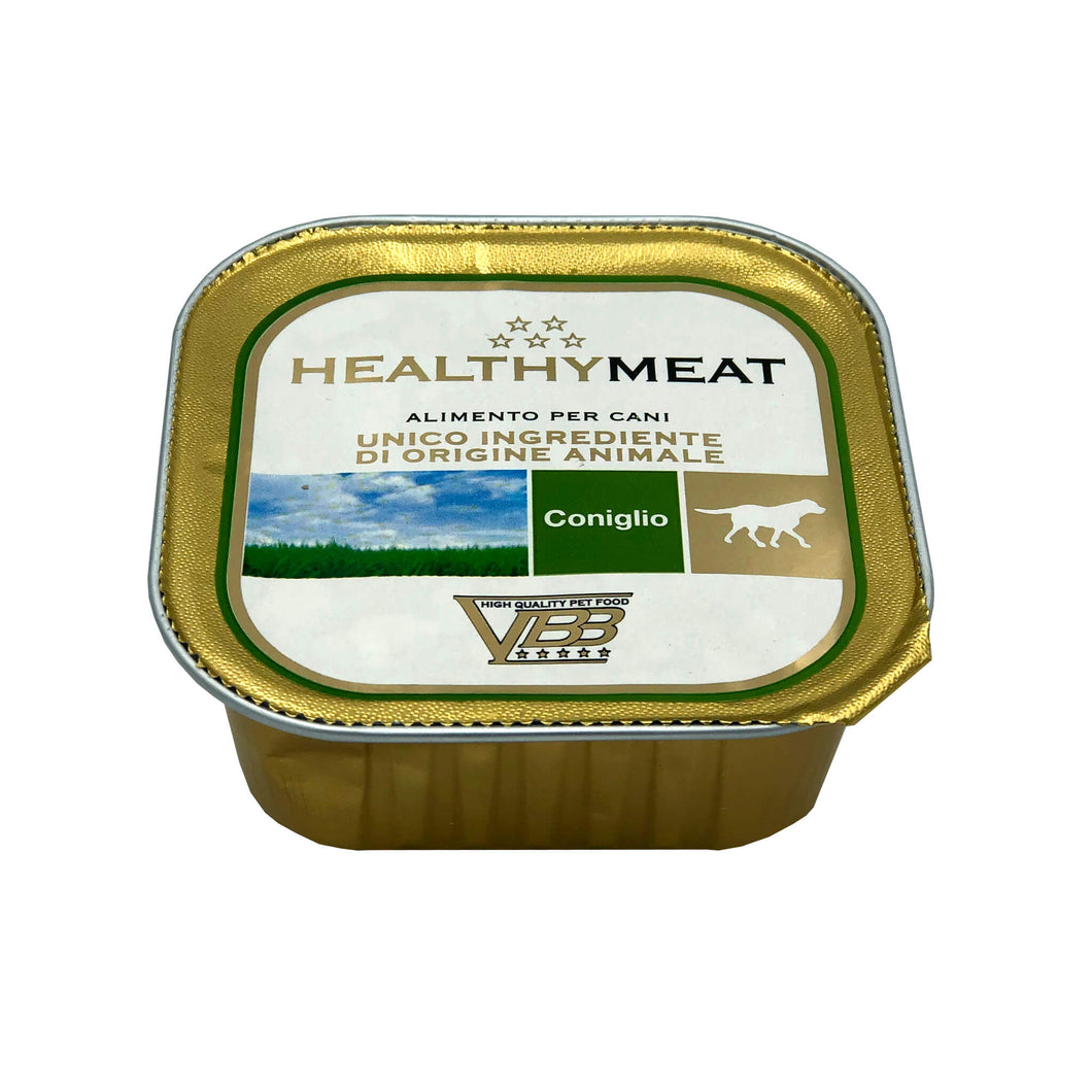 HEALTHY® Meat монопротеїновий вологий корм для собак - паштет з кролятиною.