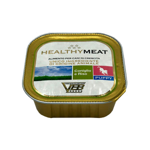 HEALTHY® Meat монопротеїновий вологий корм для собак - паштет з кролятиною та рисом.