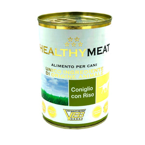 HEALTHY® Meat монопротеїновий вологий корм для собак - паштет з кролятиною та рисом.