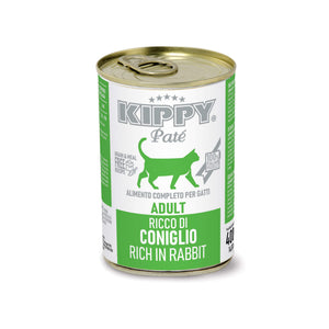 KIPPY® Pate вологий корм для дорослих котів - паштет з кролятиною