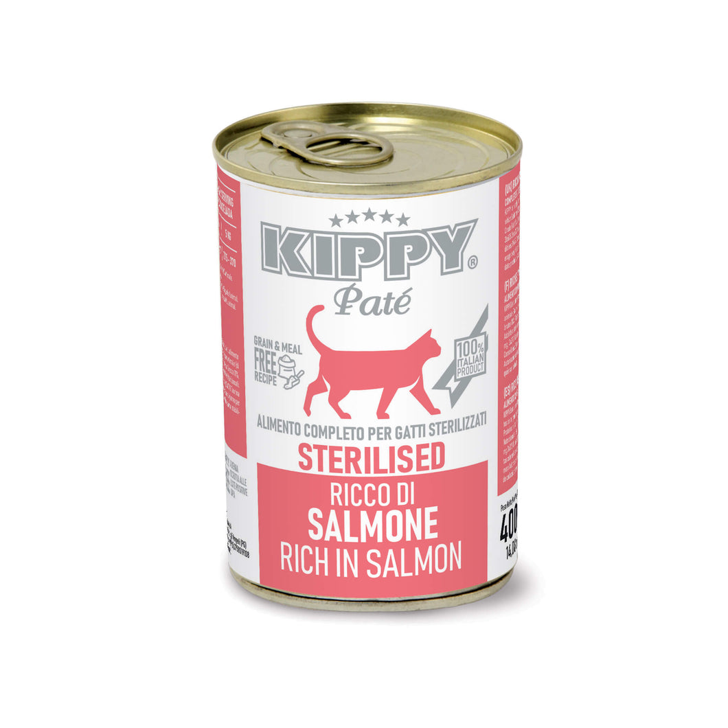 KIPPY® Pate вологий корм для дорослих стерилізованих котів - паштет з лососем