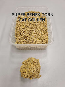 Super Benek® (Супер Бенек®) Кукурудзяний Золотий суперпреміум грудкуючий наповнювач для котячого туалету