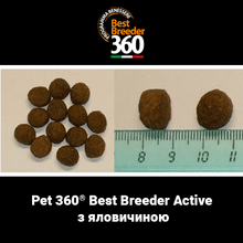 Завантажте зображення у програму перегляду галереї Pet 360® Best Breeder Active - сухий корм суперпреміум класу з яловиченою для розплідників собак усіх порід.
